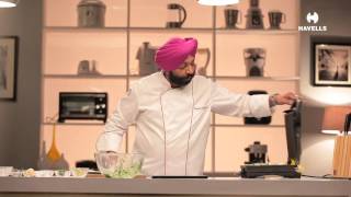 Grilled Fish with Havells Induction Cooker and Mixer Grinder by Chef Harpal Singh Sokhi [upl. by Joses]