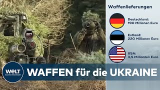 DEUTSCHLAND lieferte bisher WAFFEN für 190 Millionen Euro  KRIEG in der UKRAINE [upl. by Asiral557]