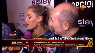 Claudio Cosano Micaela Viciconte y Fabián Cubero en Argentina Fashion Week 2018 [upl. by Athenian77]