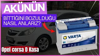 AKÜNÜN BİTTİĞİNİ NASIL ANLARIZ Opel Corsa D [upl. by Lauter]