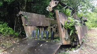 WW2 remains  planes and landing craft in Peleliu and Airai Palau [upl. by Ramal]