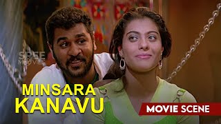 Minsara Kanavu Movie Scene  Prabhu Deva  Kajol  Romantic Scene moviescene [upl. by Botsford]