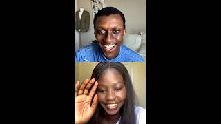 Models Alioune Fall amp Aweng Chuol on Modelscom Instagram Live [upl. by Yessej]