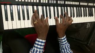 How to play quotExaltedquot by Nathaniel Bassey Piano Tutorial for beginners [upl. by Jump]