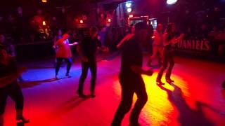 The Bounce line dance  Stoneys Rockin Rodeo 11 January 2019 [upl. by Ateekal589]