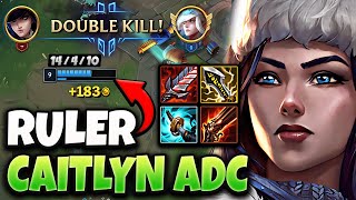 Caitlyn vs Xayah ADC  JDG Ruler  Patch 141 Ranked Korea ✅ [upl. by Zeret]