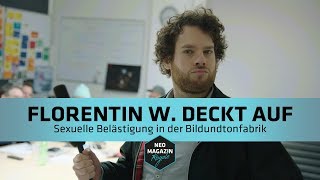 Florentin W deckt auf Sexuelle Belästigung in der Bildundtonfabrik  NEO MAGAZIN ROYALE [upl. by Yecad432]