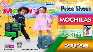 CATALOGO PRICE SHOES MOCHILAS 2024 [upl. by Hornstein]