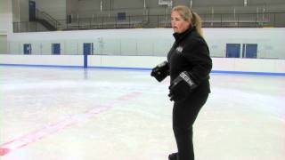 PA Puck Ice Hockey HowTo Backward Crossovers [upl. by Sands]