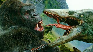 King Kong vs Skullcrawler  Final Fight Scene  Kong Skull Island 2017 Movie Clip HD [upl. by Roath]