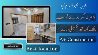 Bahria Enclave Best Quality 5 Marla House For Sale  Visit with Owner in Details  Nexus Estate TV [upl. by Glaab]