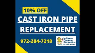 Cast Iron Pipe Replacement Discount 10 Video [upl. by Watt]