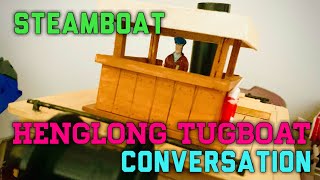 HengLong Tug Boat Conversion to SteamBoat [upl. by Ahkihs]