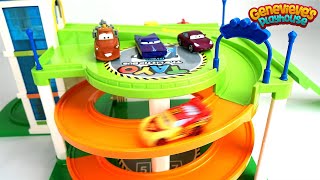 Learn Colors with Disney Cars Color Changing Vehicles Lightning McQueen and Mater [upl. by Odlabu]