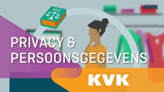 AVG Privacy amp Persoonsgegevens  KVK [upl. by Nodab]