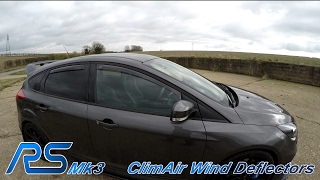 Ford Focus RS Mk3  ClimAir Wind Deflectors Install [upl. by Noy758]