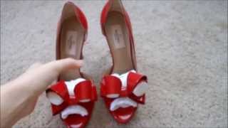 Red Valentino couture bow dorsay pump review [upl. by Namara]