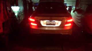 C63 AMG coupe MBH headers cold start [upl. by Echo363]