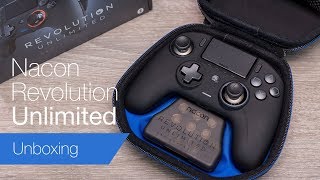 Unboxing Nacon PS4 Wireless Controller  Asymetric  PS4PC  deutsch [upl. by Eenaj]