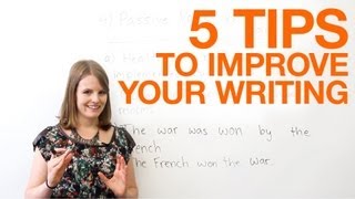 5 tips to improve your writing [upl. by Boniface]