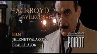 Poirot Az Ackroyd gyilkosság  DVD Menü [upl. by Adnorrehs]