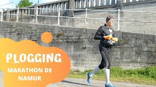 Plogging  Marathon de Namur [upl. by Ayekim]