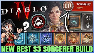 Diablo 4  New Best S3 Highest Damage Sorcerer Build  OP Seneschal Combo  Easy Torment At 54 [upl. by Shetrit]