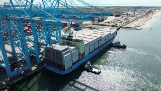 Kings Day Special Loading at APM Terminals Maasvlakte II [upl. by Gauldin266]