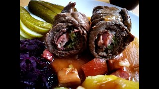 Sammet kocht Rinderrouladen mit Knödel und Blaukraut Rotkohl [upl. by Nirrac]