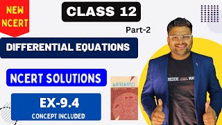 Chapter 9 Differential Equations  Exercise 94 I New NCERT solution Class 12 I Class 12 I A4S [upl. by Nichy]