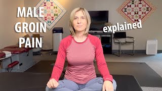 Male Groin Pain explained by Core Pelvic Floor Therapy [upl. by Ashford773]