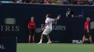 Stepanek Stays Alive To Produce Toronto Hot Shot 2016 [upl. by Noynek]