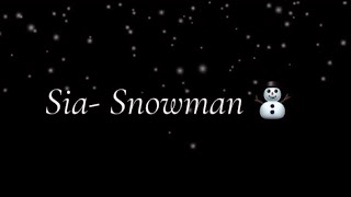 Sia Snowman 1hour slowedReverb [upl. by Gaul]