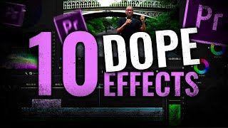 10 DOPE Premiere Pro Effects For Beginners [upl. by Kopp436]