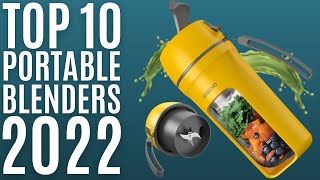 Top 10 Best Portable Blenders of 2022  Cordless Mini Personal Blender for Smoothies Shakes [upl. by Ender966]