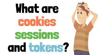 Difference between cookies session and tokens [upl. by Coumas]