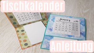 Tischkalender selber basteln ✿ Geschenkidee ✿ Kalender basteln ✿ Basteln mit Papier [upl. by Baily]