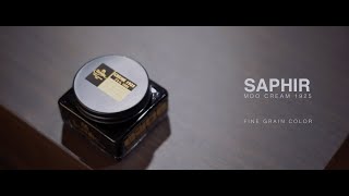 วิธีใช้ How to use Saphir Medaille d’Or Crème 1925 [upl. by Cinimod]