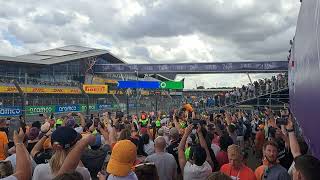 Silverstone F1 formation lap  F1 2023 British GP General admission view [upl. by Otrevire]