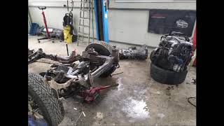 Mitsubishi L200 rusty chassis replacement [upl. by Longawa]