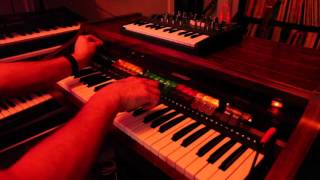 Lowrey Genie meets Microbrute Minilogue Mother Vahlhalla [upl. by Husain]