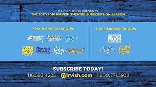 20172018 Mirvish Theatre Subscription Season [upl. by Droffilc]