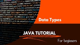 Data Types in Java 3  Simple Program [upl. by Kcirdnekel]