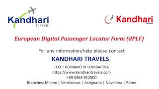 How to Fill EU Digital Passenger Locator FormdPLF [upl. by Wadsworth]