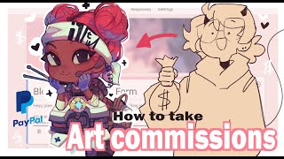 How to take art commissions  or how I personally do it [upl. by Yelsnik882]