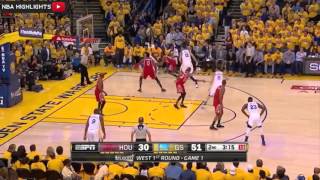 Rockets vs Warriors Full Game Highlights Game 1  April 16 2016 [upl. by Jared32]