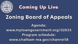 Town of Chatham  Zoning Board of Appeals  September 12 2024 [upl. by Elia]