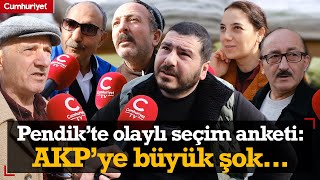 Olaylı seçim anketi Erdoğanın yüzde 49 oy aldığı Pendikte AKPye büyük şok [upl. by Hniht]