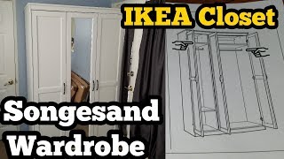 Ikea Wardrobe Closet Songesand Review [upl. by Eudocia]