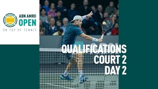 ABN AMRO Open 2024 Qualifiers Day 2  Court 2 [upl. by Santana]